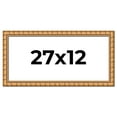 thumbnail image 1 of 27x12 Frame Gold Real Wood Picture Frame Width 1.5 inches | Interior Frame Depth 0.5 inches |, 1 of 8