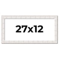 thumbnail image 1 of 27x12 Frame White Sonoma Rustic Wood Picture Frame | 1.5 Inch Moulding Width | Complete with UV, 1 of 7
