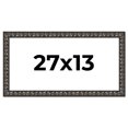 thumbnail image 1 of 27x13 Frame Black-Brown Medieval Solid Wood Picture Frame | 1.5 Inch Moulding Width | Gotham, 1 of 8