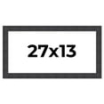 thumbnail image 1 of 27x13 Frame Brown Rustic Solid Wood Picture Frame 1.5 Inches Wide | Interior Frame Depth 0.5 Inches, 1 of 8