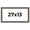 thumbnail image 1 of 27x13 Frame Brown Solid Wood Picture Frame | 1.75 Inch Moulding Width | Austin Frame Complete with, 1 of 8
