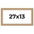 thumbnail image 1 of 27x13 Frame Charleston Honey Brown Solid Wood Picture Frame Width 1.75 Inches | Interior Depth 0.5, 1 of 8