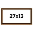 thumbnail image 1 of 27x13 Frame Gold Brown Plein Air Vintage Solid Wood Picture Frame | 1.75 Inches Moulding Width |, 1 of 8