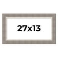 thumbnail image 1 of 27x13 Frame Grey Real Wood Picture Frame Width 2.75 Inches | Interior Frame Depth 0.5 Inches |, 1 of 8