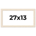 thumbnail image 1 of 27x13 Frame White Real Wood Picture Frame Width 1.5 inches | Interior Frame Depth 0.5 inches | Barn, 1 of 8