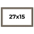 thumbnail image 1 of 27x15 Frame Brown Solid Wood Picture Frame | 1.75 Inch Moulding Width | Austin Frame Complete with, 1 of 8