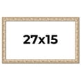 thumbnail image 1 of 27x15 Frame White Real Wood Picture Frame Width 1.5 inches | Interior Frame Depth 0.5 inches |, 1 of 8