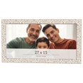 thumbnail image 1 of 27x15 Frame White Real Wood Picture Frame Width 1.5 inches | Interior Frame Depth 0.5 inches |, 1 of 8