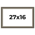 thumbnail image 1 of 27x16 Frame Brown Solid Wood Picture Frame | 1.75 Inch Moulding Width | Austin Frame Complete with, 1 of 8
