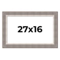 thumbnail image 1 of 27x16 Frame Grey Real Wood Picture Frame Width 2.75 Inches | Interior Frame Depth 0.5 Inches |, 1 of 8