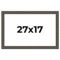thumbnail image 1 of 27x17 Frame Black Bamboo Solid Wood Picture Frame Width 1.5 Inches | Interior Frame Depth 0.5, 1 of 8
