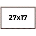 thumbnail image 1 of 27x17 Frame Brown Bamboo with Dark Coffee/Walnut Finish | Solid Wood Picture Frame Width 0.75, 1 of 8