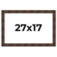 thumbnail image 1 of 27x17 Frame Brown Burl Real Wood Picture Frame Width 1.625 Inches | Interior Frame Depth 0.5 Inches, 1 of 8