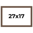 thumbnail image 1 of 27x17 Frame Brown Farmhouse Solid Wood Picture Frame Width 1.5 Inches | Interior Frame Depth 0.5, 1 of 8