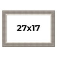 thumbnail image 1 of 27x17 Frame Grey Real Wood Picture Frame Width 2.75 Inches | Interior Frame Depth 0.5 Inches |, 1 of 8