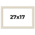 thumbnail image 1 of 27x17 Frame White Real Wood Picture Frame Width 1.75 inches | Interior Frame Depth 0.5 inches |, 1 of 8
