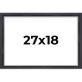 thumbnail image 1 of 27x18 Black Shadowbox Frame - Interior Size 27x18 by 1 Inches - Made to Display Items Up To 1 Inches Deep, 1 of 4