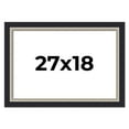 thumbnail image 1 of 27x18 Frame Black Real Wood Picture Frame Width 2.25 Inches | Interior Frame Depth 0.5 Inches |, 1 of 8