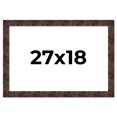 thumbnail image 1 of 27x18 Frame Brown Burl Real Wood Picture Frame Width 1.625 Inches | Interior Frame Depth 0.5 Inches, 1 of 8