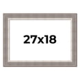 thumbnail image 1 of 27x18 Frame Grey Real Wood Picture Frame Width 2.75 Inches | Interior Frame Depth 0.5 Inches |, 1 of 8