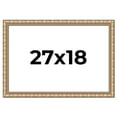 thumbnail image 1 of 27x18 Frame Silver Real Wood Picture Frame Width 1.5 inches | Interior Frame Depth 0.5 inches |, 1 of 8