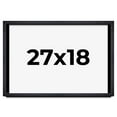thumbnail image 1 of 27x18 Shadow Box Frame Black | 1 Inches Deep Real Wood Farmhouse Shadowbox Display Frame | UV, 1 of 6