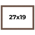 thumbnail image 1 of 27x19 Frame Brown Farmhouse Solid Wood Picture Frame Width 1.5 Inches | Interior Frame Depth 0.5, 1 of 8