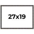 thumbnail image 1 of 27x19 Frame Brown Rustic Lacquered Walnut Solid Wood Picture Frame Width | 0.875 Inch Moulding, 1 of 8