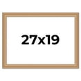 thumbnail image 1 of 27x19 Frame Charleston Honey Brown Solid Wood Picture Frame Width 1.75 Inches | Interior Depth 0.5, 1 of 8