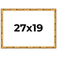 thumbnail image 1 of 27x19 Frame Gold Bamboo Solid Wood Picture Frame | 1 Inch Moulding Width | Interior Frame Depth, 1 of 8