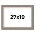 thumbnail image 1 of 27x19 Frame Grey Real Wood Picture Frame Width 2.75 Inches | Interior Frame Depth 0.5 Inches |, 1 of 8