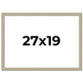 thumbnail image 1 of 27x19 Frame Grey Solid Wood Picture Frame Width 1 Inches | Interior Frame Depth 0.5 Inches |, 1 of 8