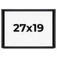 thumbnail image 1 of 27x19 Shadow Box Frame Black | 1 Inches Deep Real Wood Farmhouse Shadowbox Display Frame | UV, 1 of 6