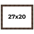thumbnail image 1 of 27x20 Frame Brown Burl Real Wood Picture Frame Width 1.625 Inches | Interior Frame Depth 0.5 Inches, 1 of 8