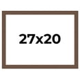 thumbnail image 1 of 27x20 Frame Brown Farmhouse Solid Wood Picture Frame Width 1.5 Inches | Interior Frame Depth 0.5, 1 of 8