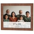 thumbnail image 1 of 27x20 Frame Brown Farmhouse Solid Wood Picture Frame Width 1.5 Inches | Interior Frame Depth 0.5, 1 of 8