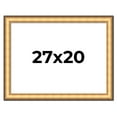 thumbnail image 1 of 27x20 Frame Gold Plein Aire Solid Wood Picture Frame Width 2 Inches | Interior Frame Depth 0.5, 1 of 8