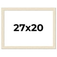 thumbnail image 1 of 27x20 Frame White Real Wood Picture Frame Width 1.5 inches | Interior Frame Depth 0.5 inches | Barn, 1 of 8
