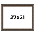 thumbnail image 1 of 27x21 Frame Black Real Wood Picture Frame Width 2 inches | Interior Frame Depth 0.5 inches | Fitz, 1 of 8