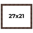 thumbnail image 1 of 27x21 Frame Brown Burl Real Wood Picture Frame Width 1.625 Inches | Interior Frame Depth 0.5 Inches, 1 of 8