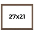 thumbnail image 1 of 27x21 Frame Brown Farmhouse Solid Wood Picture Frame Width 1.5 Inches | Interior Frame Depth 0.5, 1 of 8