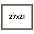 thumbnail image 1 of 27x21 Frame Brown Solid Wood Picture Frame | 1.75 Inch Moulding Width | Austin Frame Complete with, 1 of 8