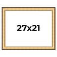 thumbnail image 1 of 27x21 Frame Gold Plein Aire Solid Wood Picture Frame Width 2 Inches | Interior Frame Depth 0.5, 1 of 8