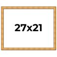 thumbnail image 1 of 27x21 Frame Gold Rustic Solid Wood Picture Frame | 1.25 Inch Wide Moulding | Rustique Gold, 1 of 8