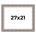 thumbnail image 1 of 27x21 Frame Grey Real Wood Picture Frame Width 2.75 Inches | Interior Frame Depth 0.5 Inches |, 1 of 8