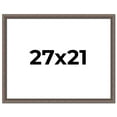thumbnail image 1 of 27x21 Frame Silver Real Wood Picture Frame Width 1.25 Inches | Interior Frame Depth 0.5 Inches |, 1 of 8