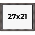 thumbnail image 1 of 27x21 Shadow Box Frame Brown Cherry | 2.625 Inches Deep Pine Wood Traditional Shadowbox Display, 1 of 8
