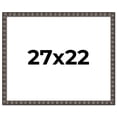 thumbnail image 1 of 27x22 Frame Black Brown Chestnut Mosaic Solid Wood Picture Frame | 1.125 Inch Moulding Width |, 1 of 8