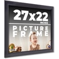 thumbnail image 1 of 27x22 Frame Black Passaggi Solid Wood Picture Frame Width 1.5 Inches | Interior Depth 0.5 Inches |, 1 of 8