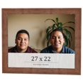 thumbnail image 1 of 27x22 Frame Brown Farmhouse Solid Wood Picture Frame Width 1.5 Inches | Interior Frame Depth 0.5, 1 of 8